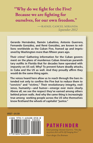 Back cover of Voices from Prison